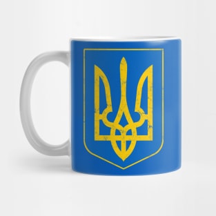 Ukraine // Vintage Faded Style Flag Design Mug